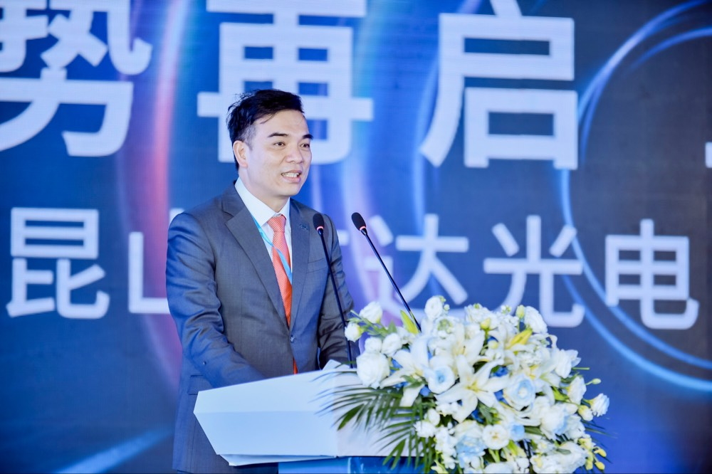 FUN88乐天执行长暨总经理柯富仁于启用仪式致词