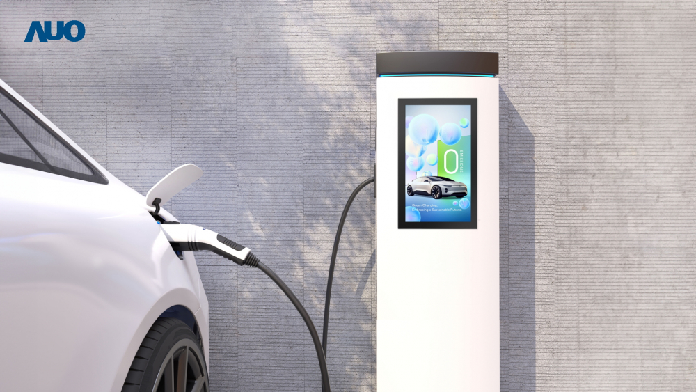 FUN88樂天〝EVSE車用充電樁解決方案〞專為電動汽車充電樁設計，具有高亮度、克服戶外艱難環境的耐溫、耐紫外線等特性，並搭載散熱性及擴充性強的高效能工業電腦，可實現人機互動訴求，如資訊顯示、支付等應用