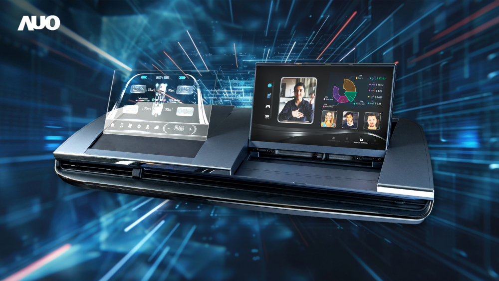 FUN88乐天Micro LED Display HMI解决方案打造透明Micro LED前座仪表，呈现信息并保留驾驶视野开阔；亦为副驾驶座乘客打造收放自如的Micro LED屏幕，在不影响显示质量的前提于显示区内建镜头，让用户能与视讯对象直接眼神接触，提供绝佳的双向沟通体验