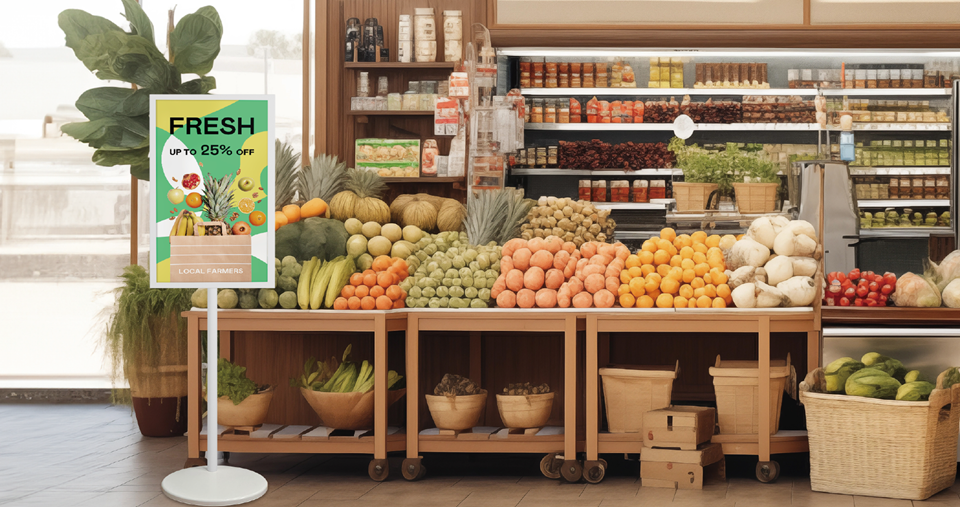 FUN88乐天光电五度蝉连科睿唯安全球百大创新机构，在显示科技、智能出行与垂直场域相关领域布局研发与专利先机。图为FUN88乐天在垂直场域应用，采用 AecoPost 全彩电子纸数字广告牌方案，协助客户实现低碳与绿色设计目标